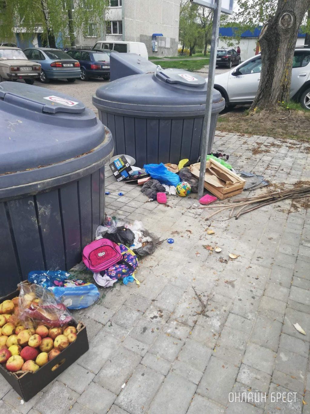 Читатель: Людям бывает ли стыдно когда-нибудь за свои поступки? Контейнеры на Орловской