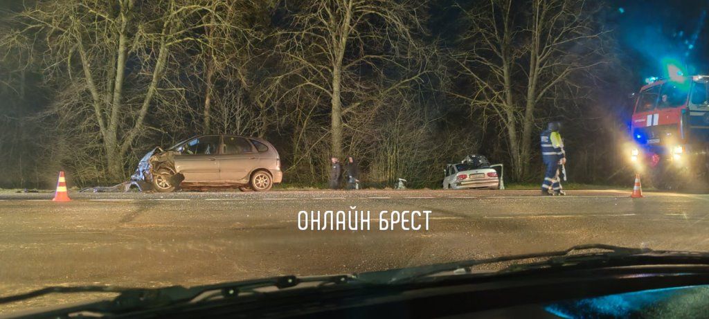 Очевидец: Возле Пружан произошло серьёзное ДТП