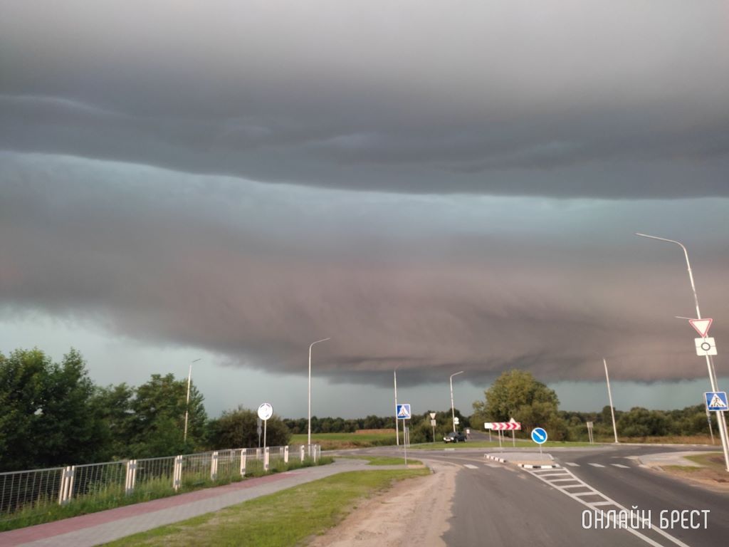 Сегодняшнее небо над Брестом