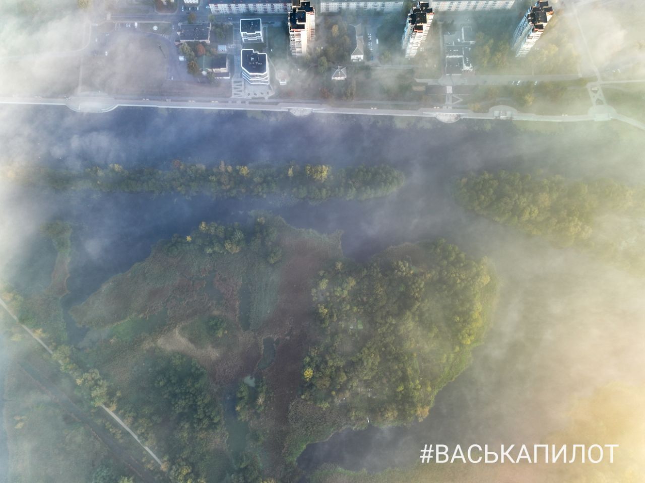 Сильный туман накрыл Брест