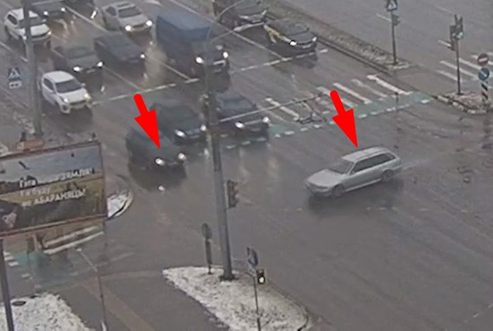 На ровно месте... В Бресте возле «Короны» произошло ДТП