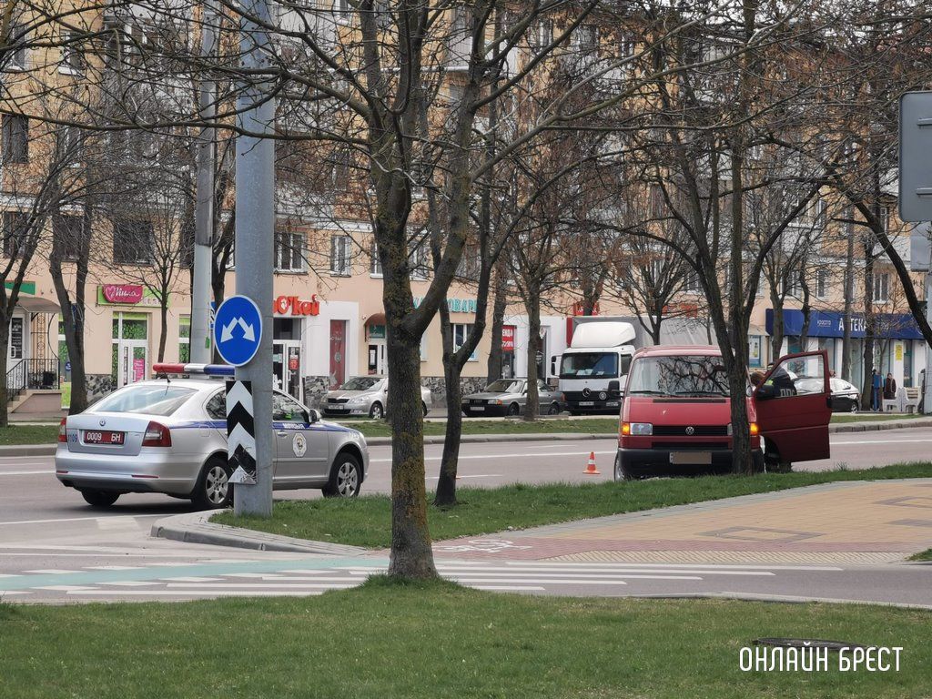 Читатель: Вчера на Машерова в Бресте произошло ДТП