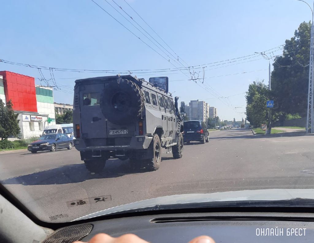 Что за техника? Фото сделано вчера в Бресте