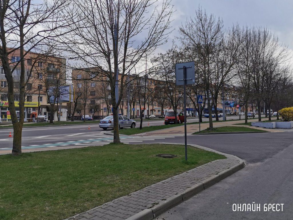 Читатель: Вчера на Машерова в Бресте произошло ДТП