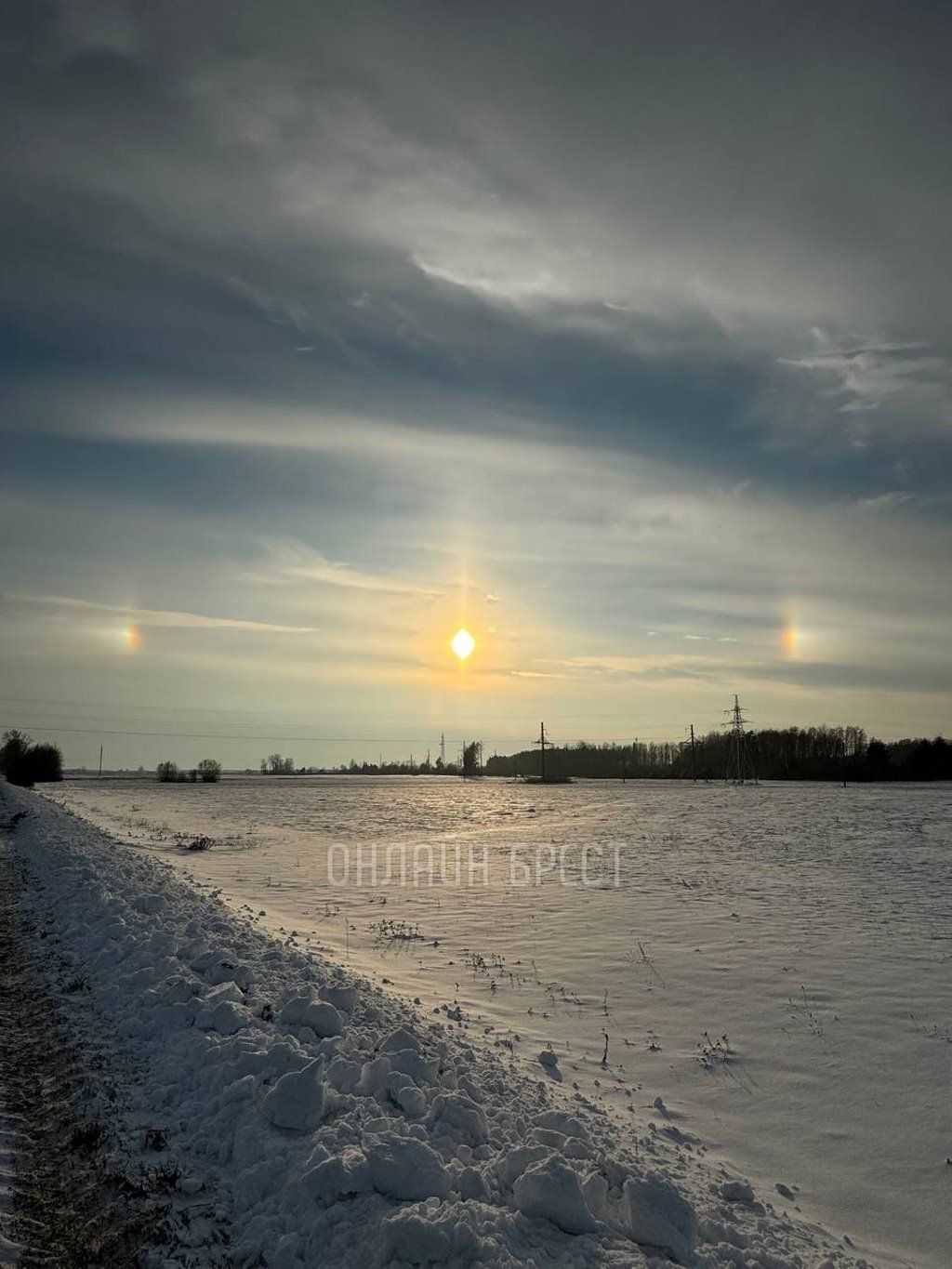 Читатель: Солнечное гало? Брестская область, Дрогичинский район, Антополь