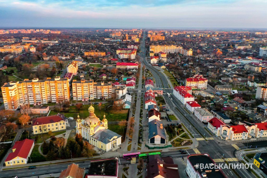 ВаськаПилот показал, как выглядит Пинск с высоты