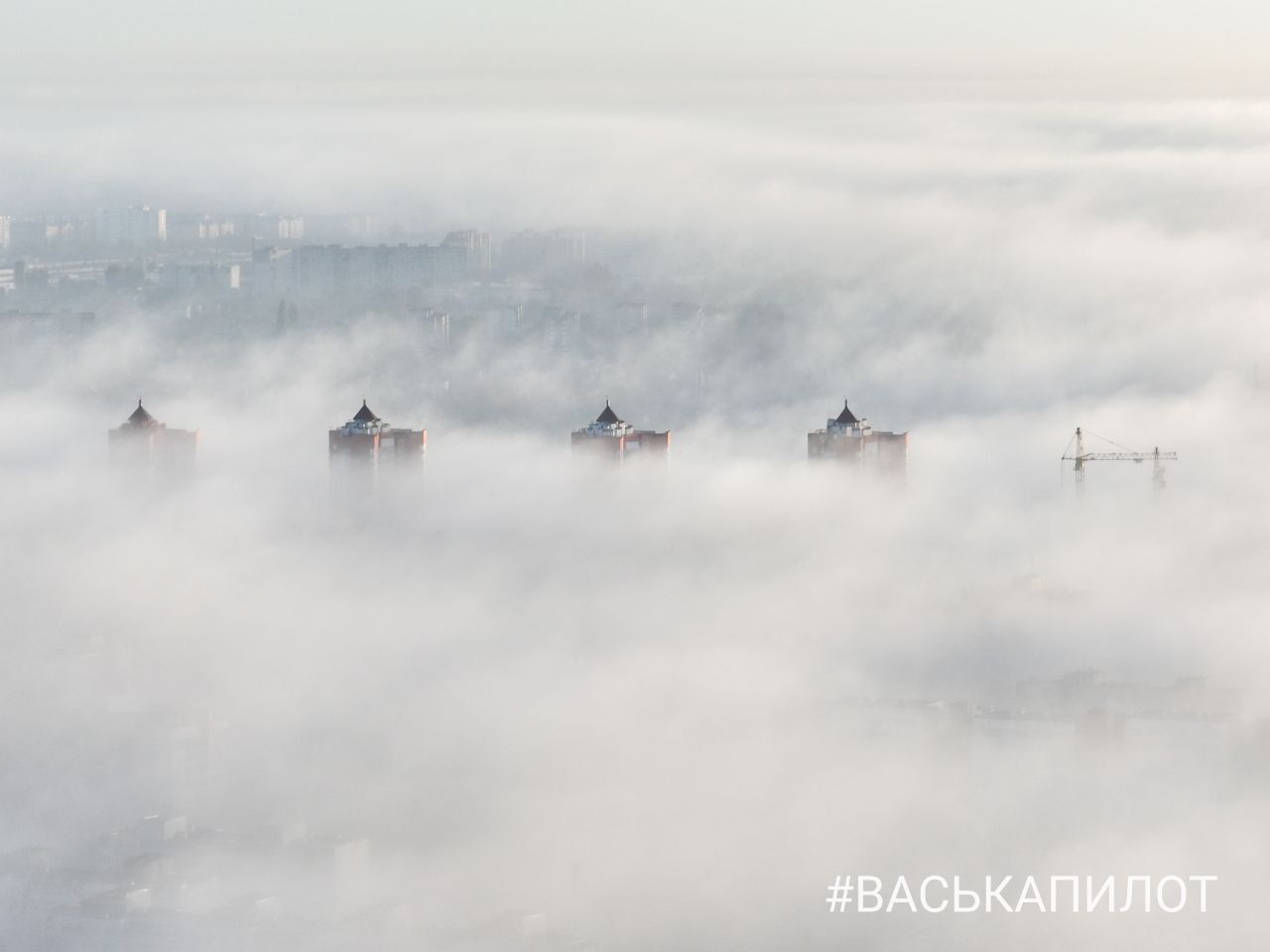 Сильный туман накрыл Брест