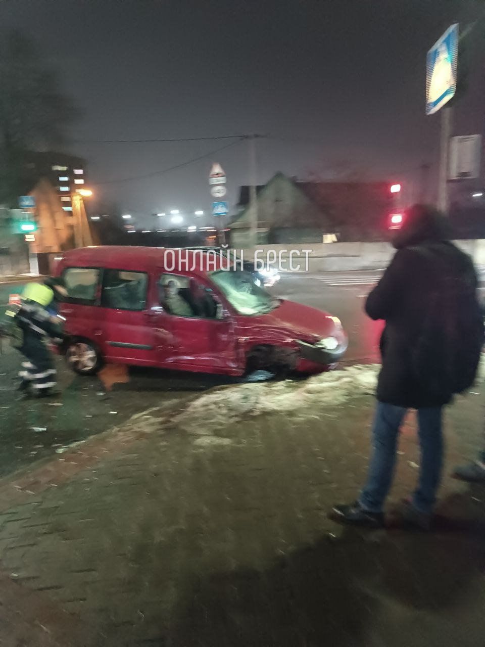 Читатель: ДТП в Бресте на перекрестке Пушкинской и Пионерской