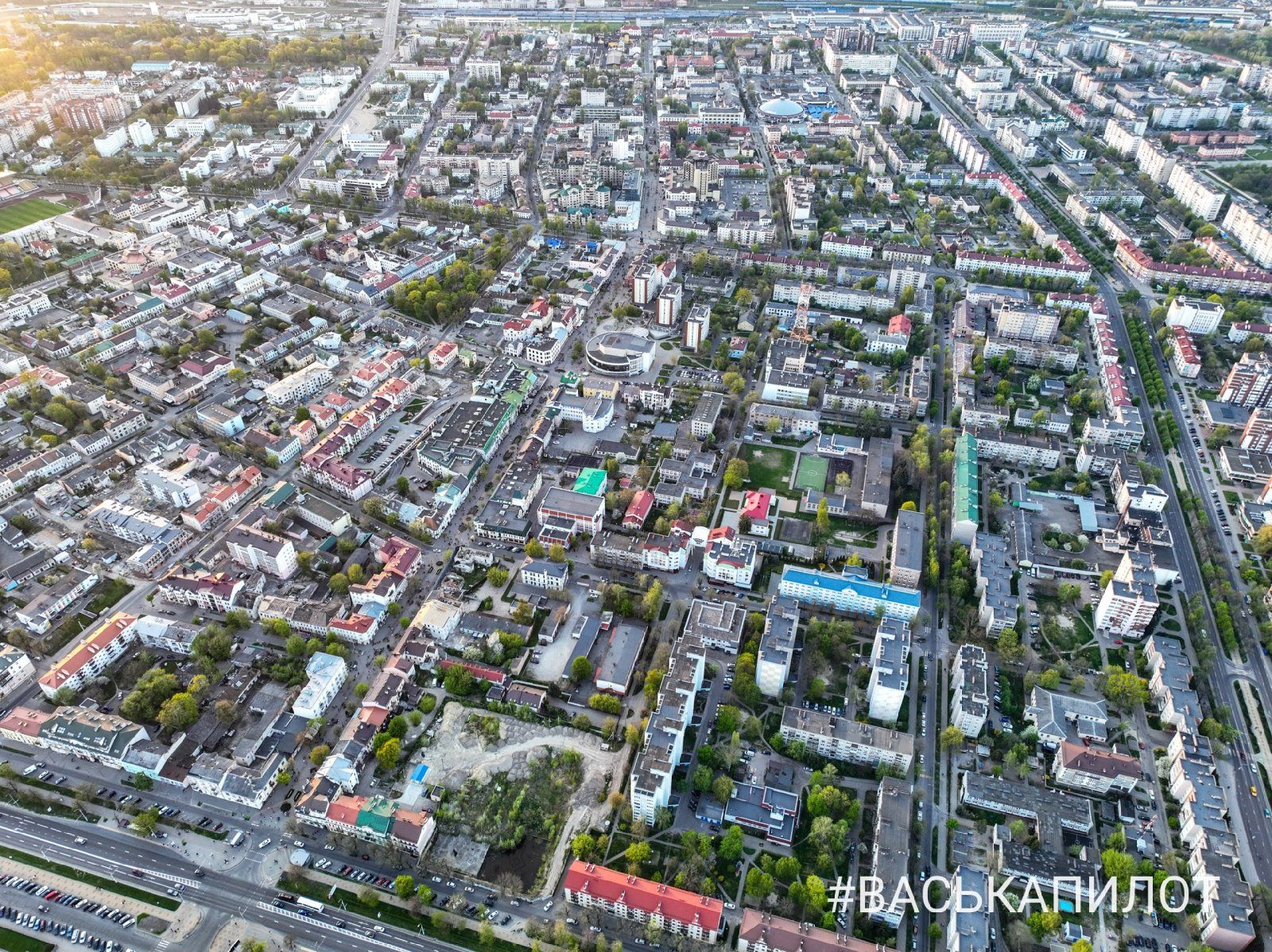 Взгляните на Брест с большой высоты