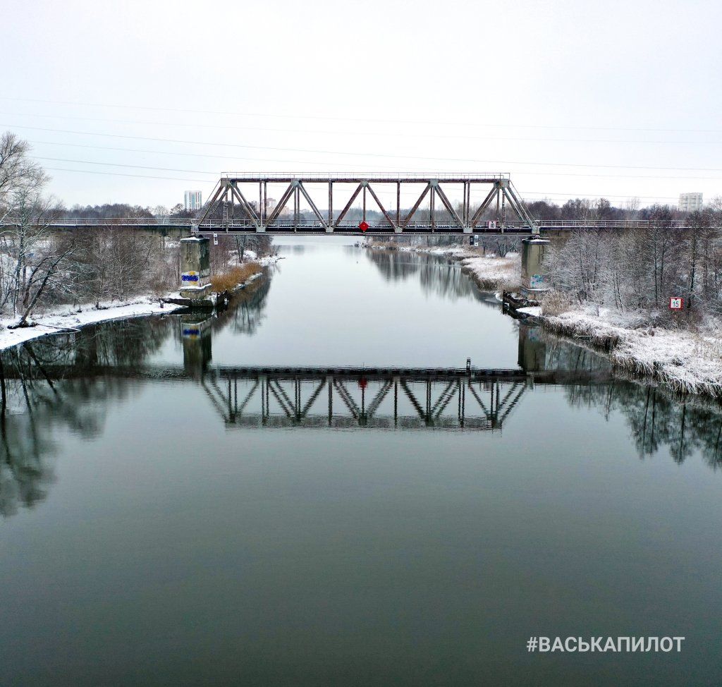 Зимний Красный двор в Бресте