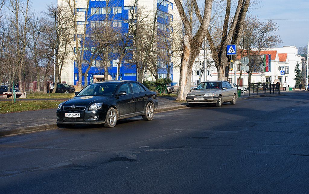 Как было раньше: Брест, вид на перекресток ул. Ленина и пр-кт Машерова