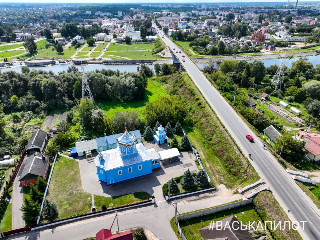 Посмотрите на Кобрин с высоты птичьего полета
