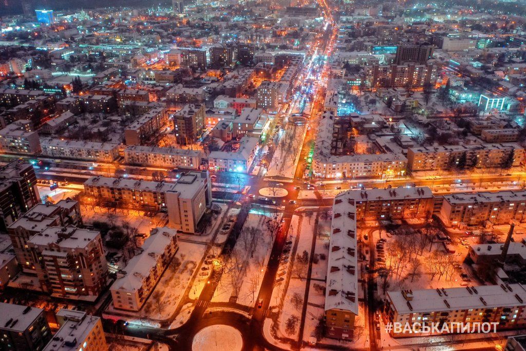 Посмотрите, как сегодня выглядит зимний Брест с высоты