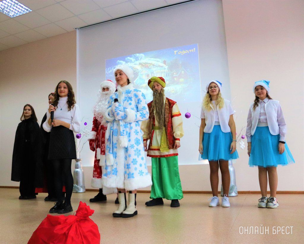 Читатель: «Приключения у новогодней ёлки» в средней школе № 28 г. Бреста