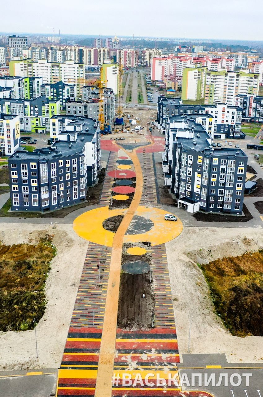 Строительство микрорайона ЮЗМР-1 в Бресте