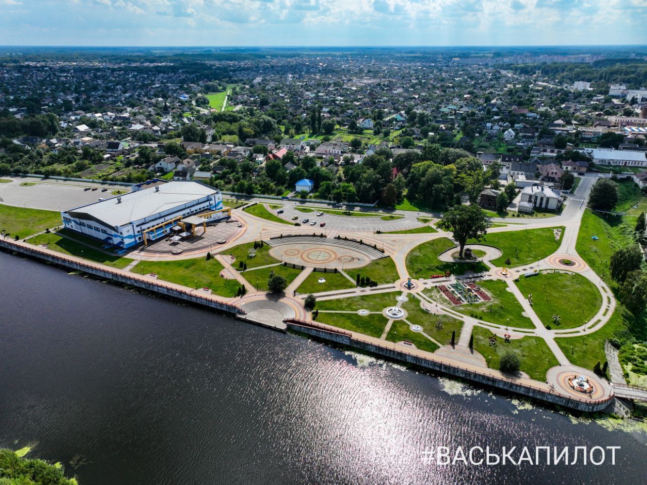 Посмотрите на Кобрин с высоты птичьего полета