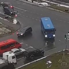 Вот такая ситуация произошла сегодня на дорогах Кобрина