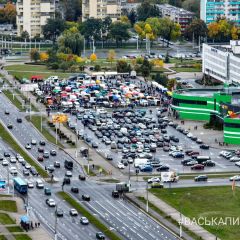 Посмотрим на осеннюю ярмарку в Бресте с высоты