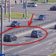 Очередное ДТП на Пионерской в Бресте. Смотрите видео, как столкнулись автомобили