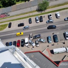 Читатель: Жесть! На Гоголя в Бресте произошло серьёзное ДТП. Пострадали несколько машин