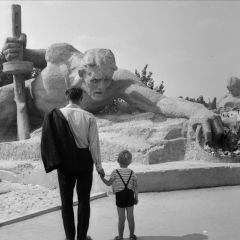 Монумент «Жажда» в Брестской крепости, сентябрь 1971 год