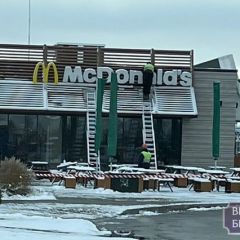 В Бресте на McDonald’s сняли вывеску
