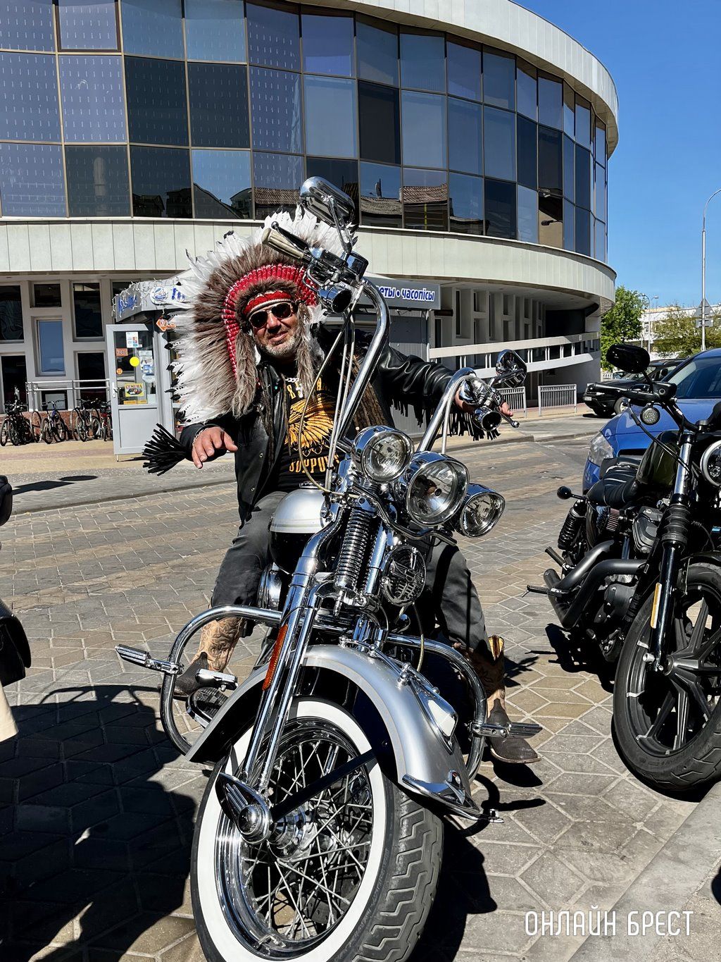 Читатель: Классный байкер сегодня на Советской в Бресте
