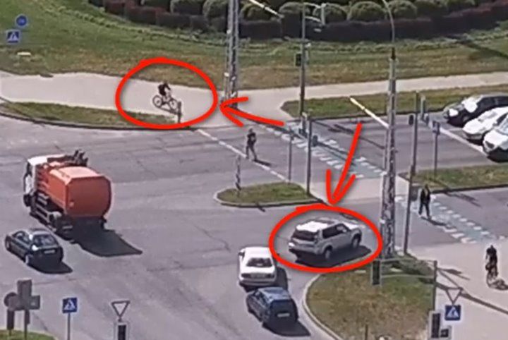 В Бресте сегодня машина сбила велосипедиста