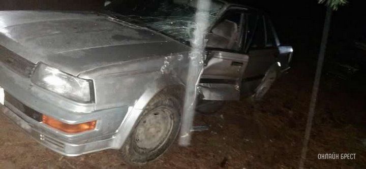 Читатель: Ночью в Бресте на ул.Карьерной произошло ДТП