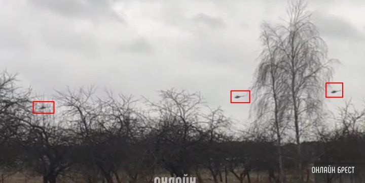 Читатель: Вчера возле Бреста летели вертолёты