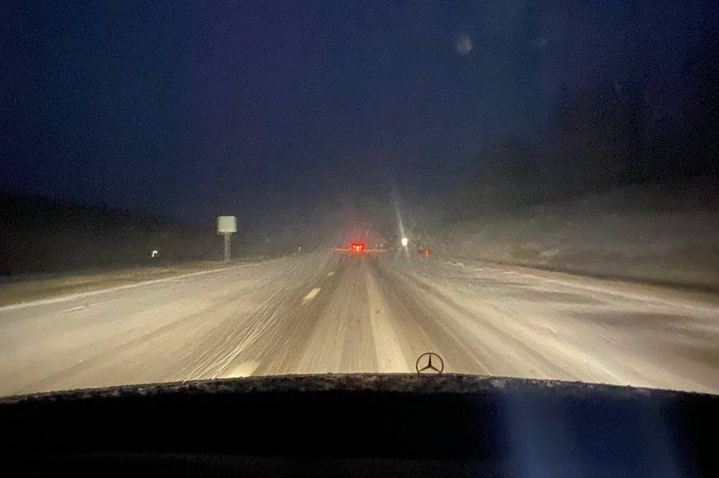 В Минске выпал снег