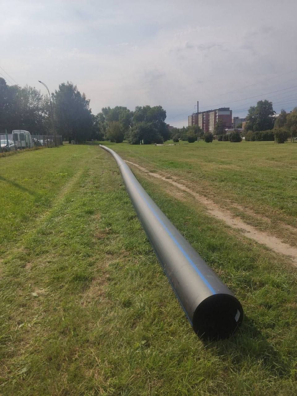 В Бресте выполняются работы по замене участка сети напорного водоотведения общей протяженностью 1250м по улице Гаврилова