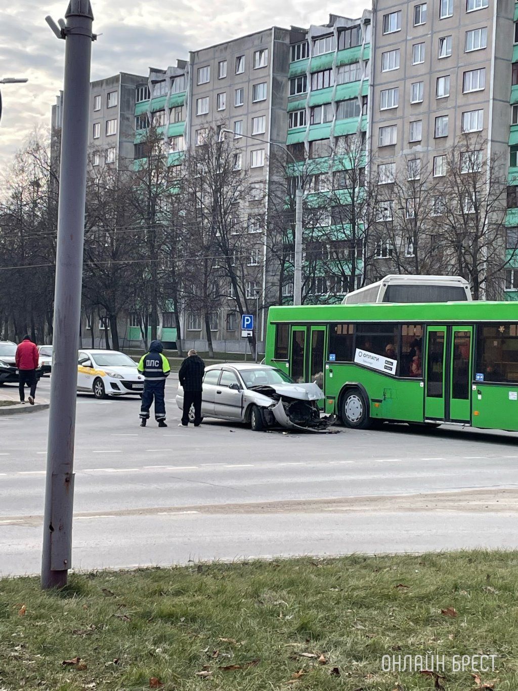 Читатель: В Бресте на Партизанском проспекте произошло ДТП