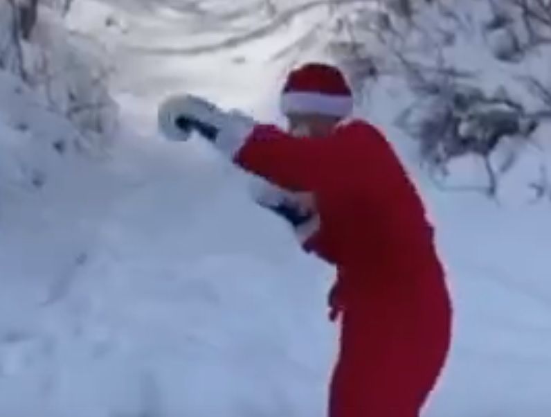 Необычное новогоднее поздравление от Жабинковских боксёров