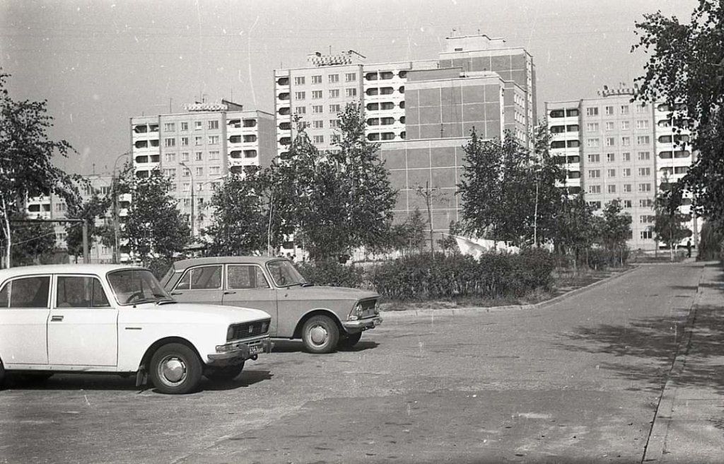 Брест, м-н Восток и центр города, 1980-е гг