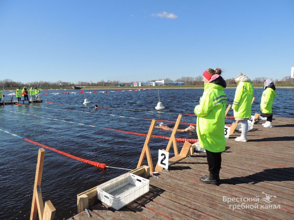 В Бресте начались соревнования по зимнему плаванию