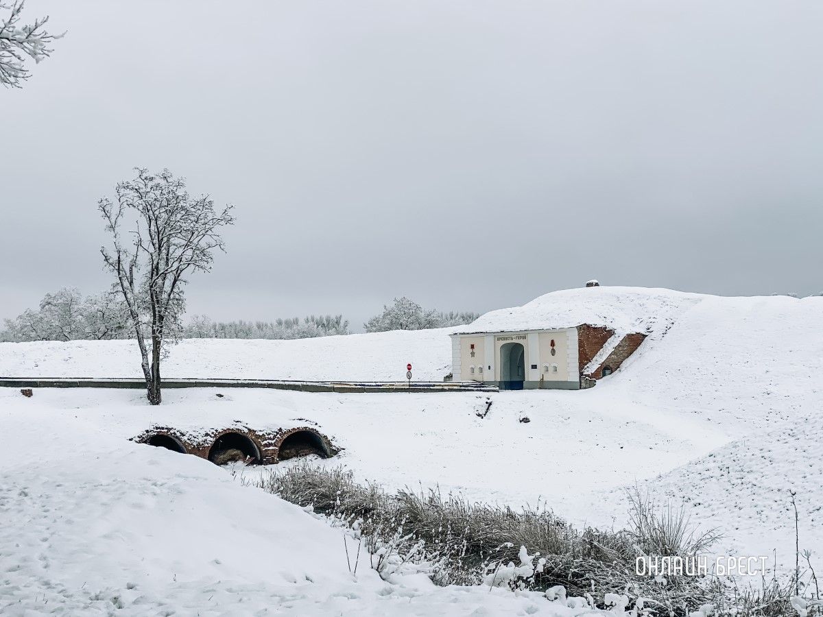 Прогулка по снежному Бресту