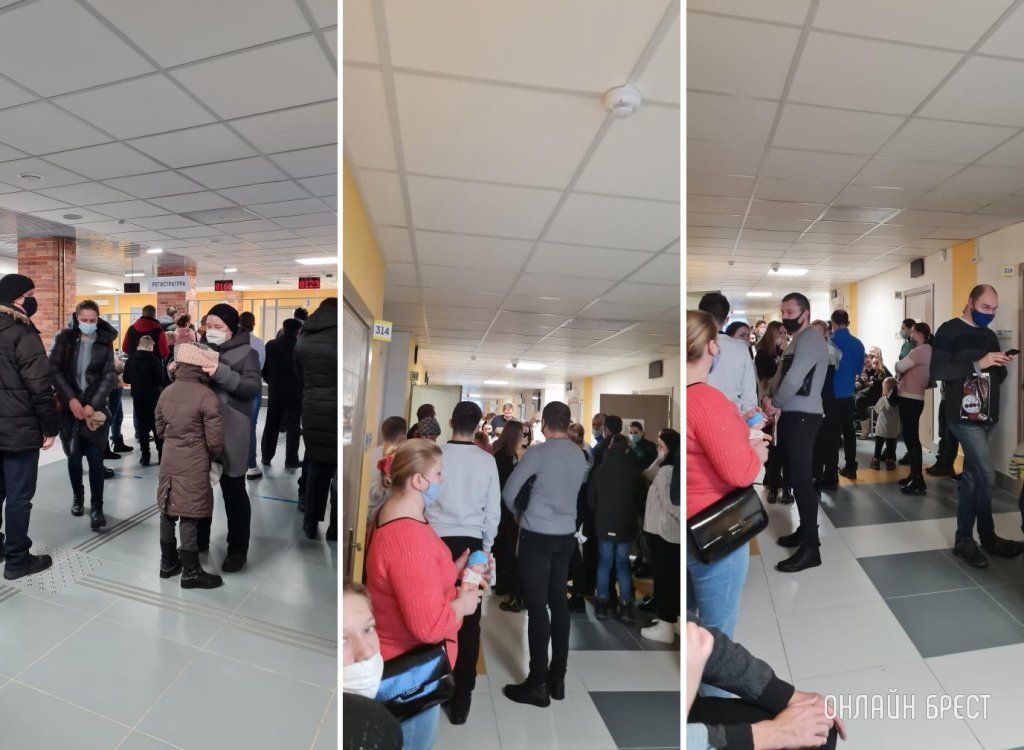 Читатель: Вот такая очередь в 3-й детской поликлинике