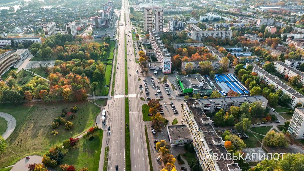 Немного осеннего Бреста. Красивый фото с высоты