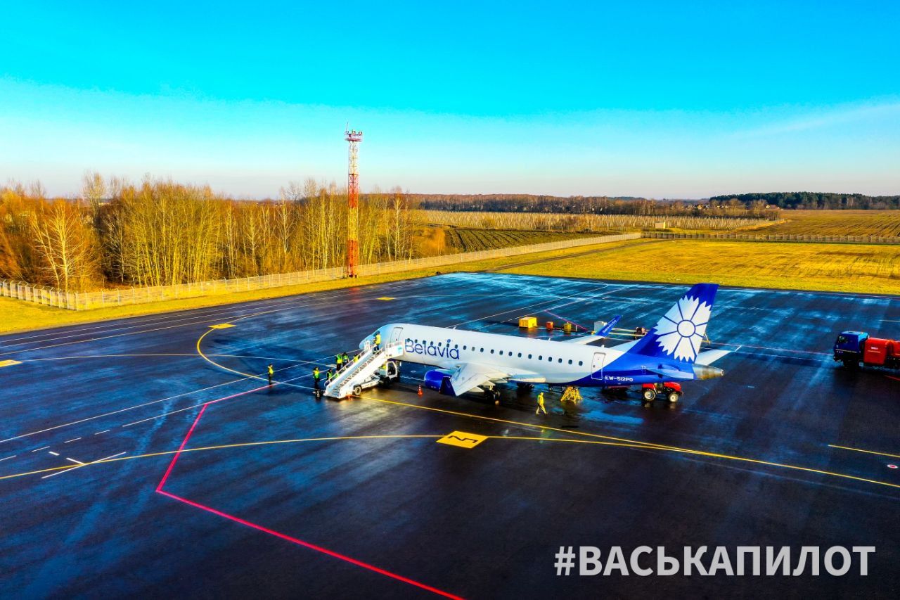 Видео и фото, которые вы не видели. Показываем, как выглядит аэропорт Бреста с высоты