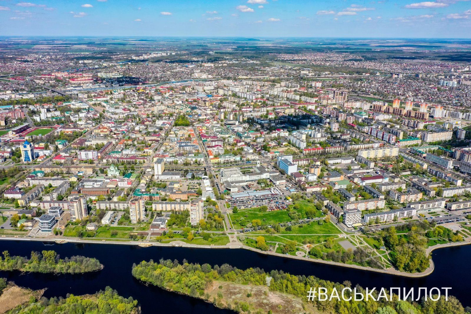 Взгляните на Брест с большой высоты