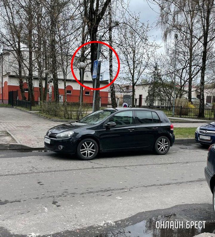 Читатель: Вот так в Бресте паркуются водители