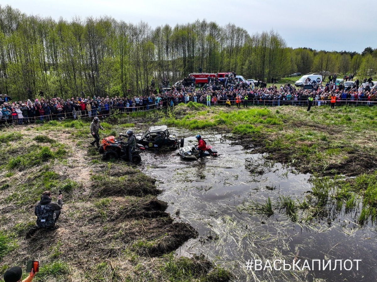 Трофи-рейд «Телеханская дрыгва» с высоты