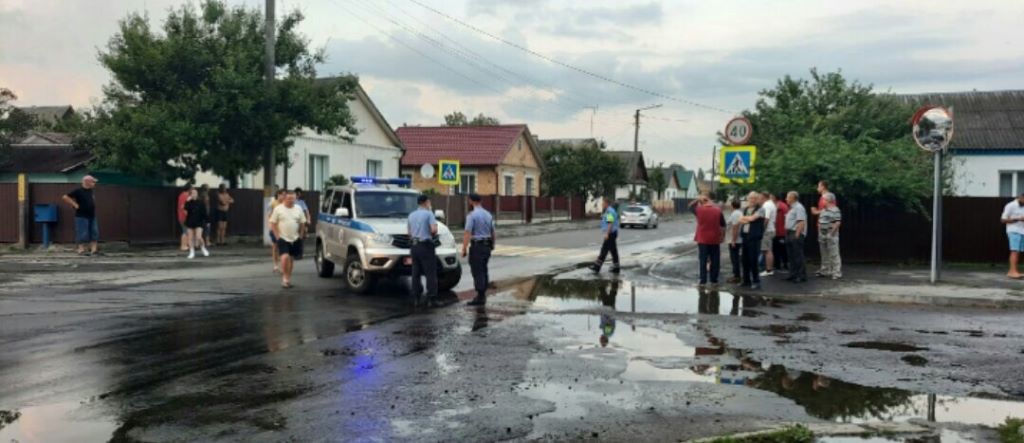 В Пинске автомобиль Range Rover попал в серьёзное ДТП