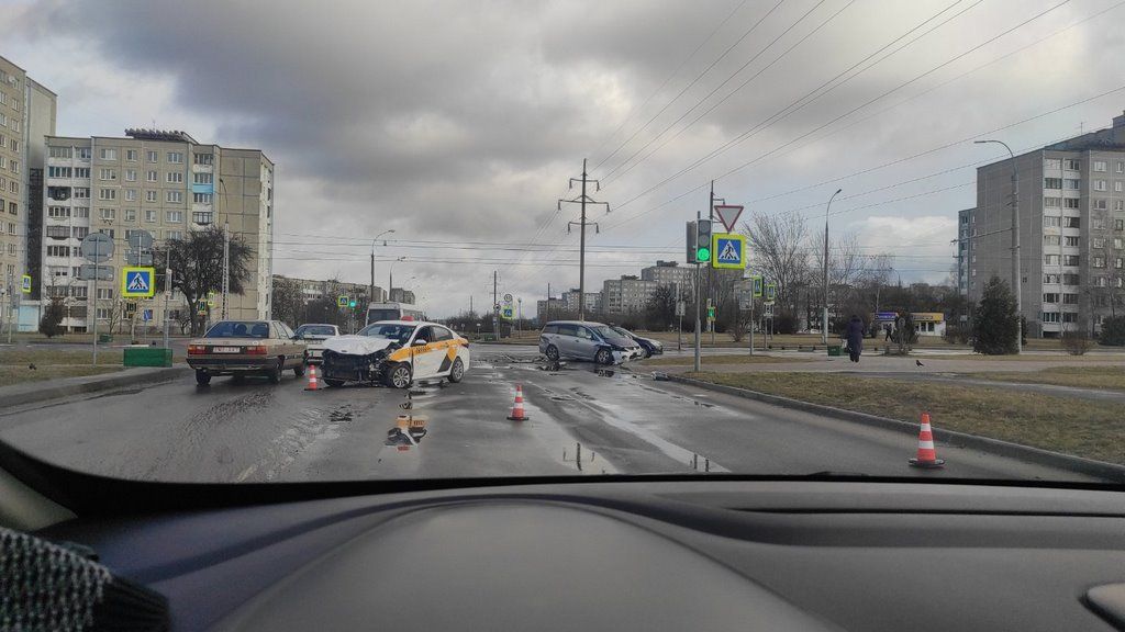 Читатель: Авария в Бресте с участием такси