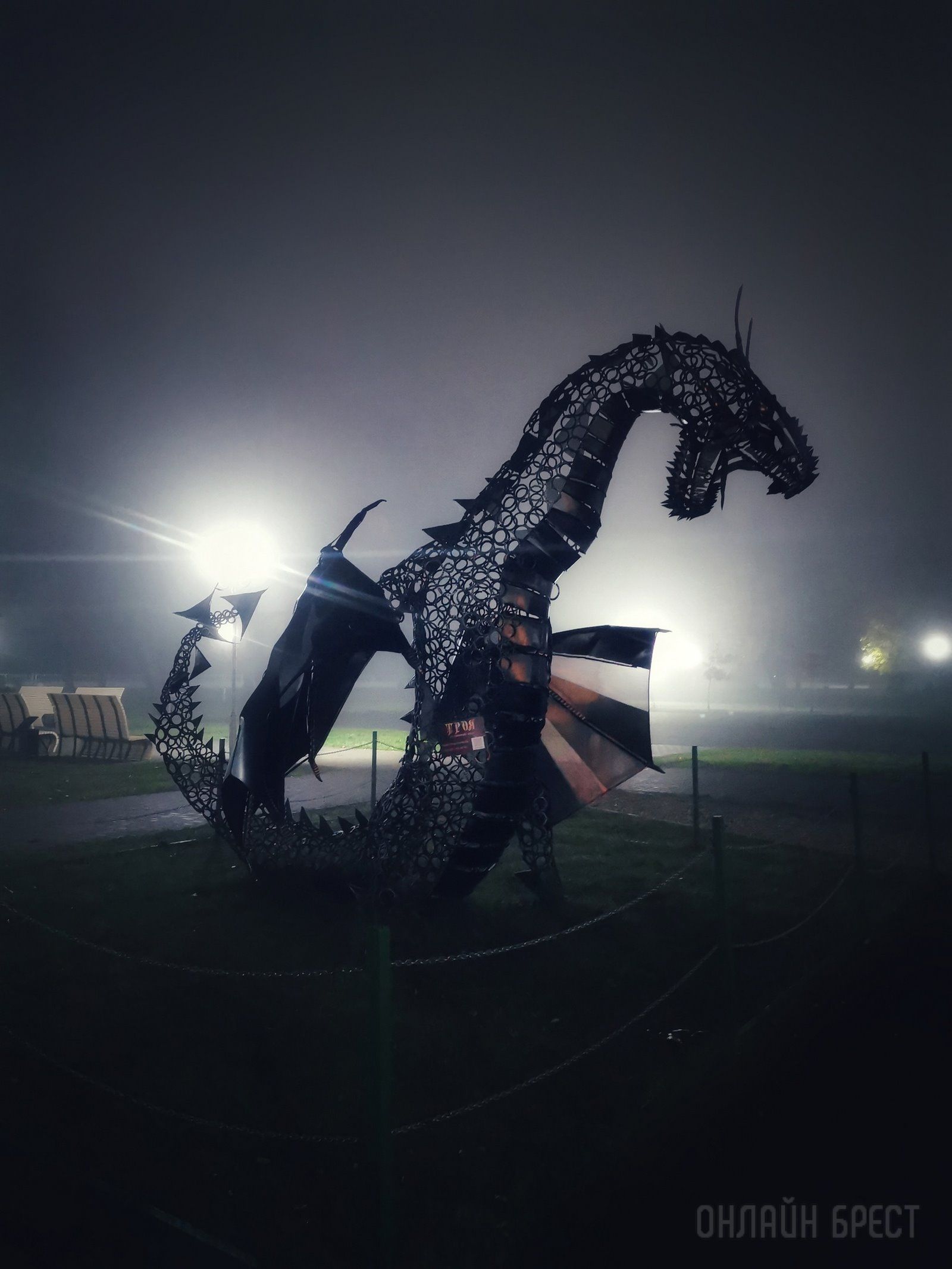 Читатель: Брест накрыло красивым туманом