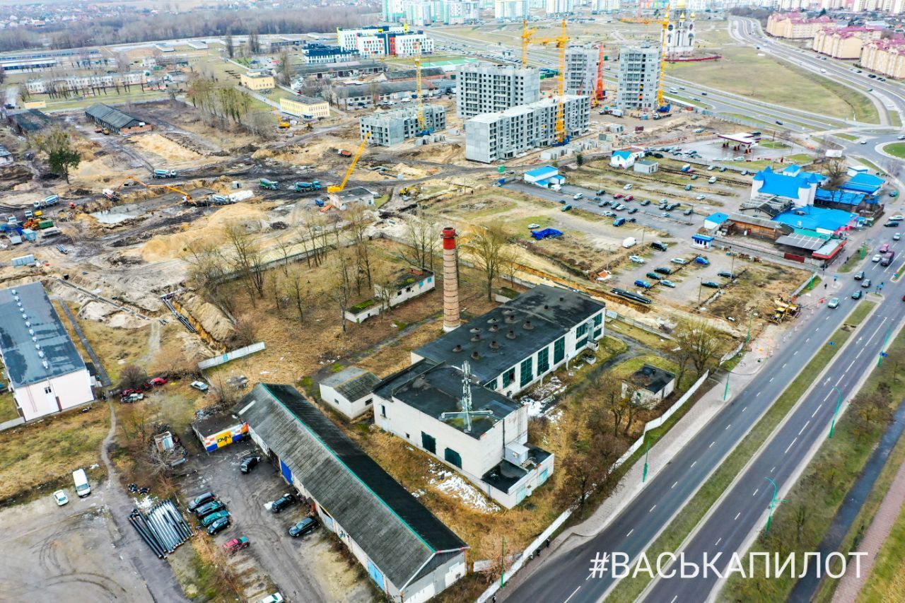 Посмотрим на новый микрорайон Бреста с высоты