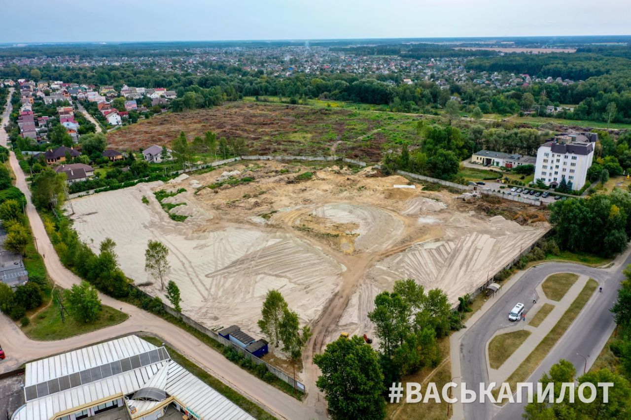 В Бресте начинают строить новый микрорайон — видео с высоты