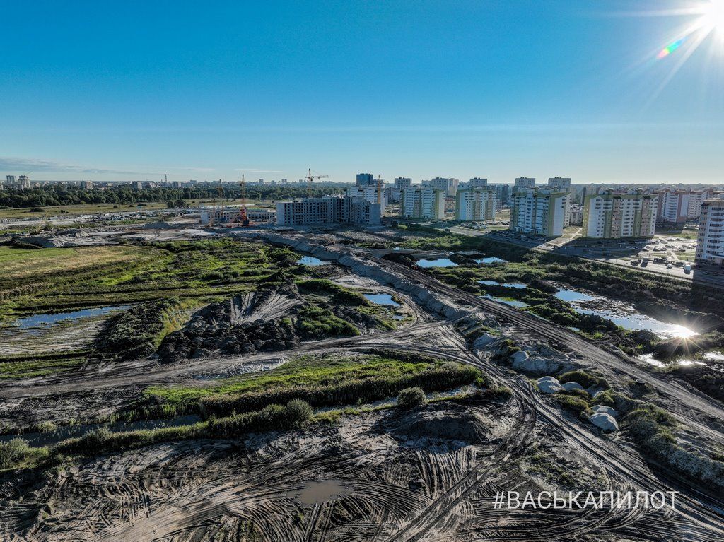 Смотрим с высоты, как идёт строительство нового района в Бресте