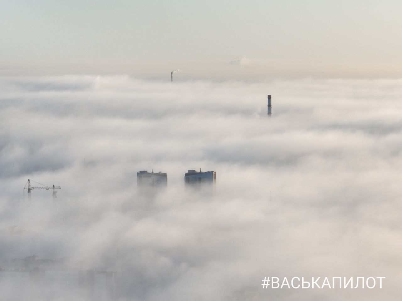 Сильный туман накрыл Брест